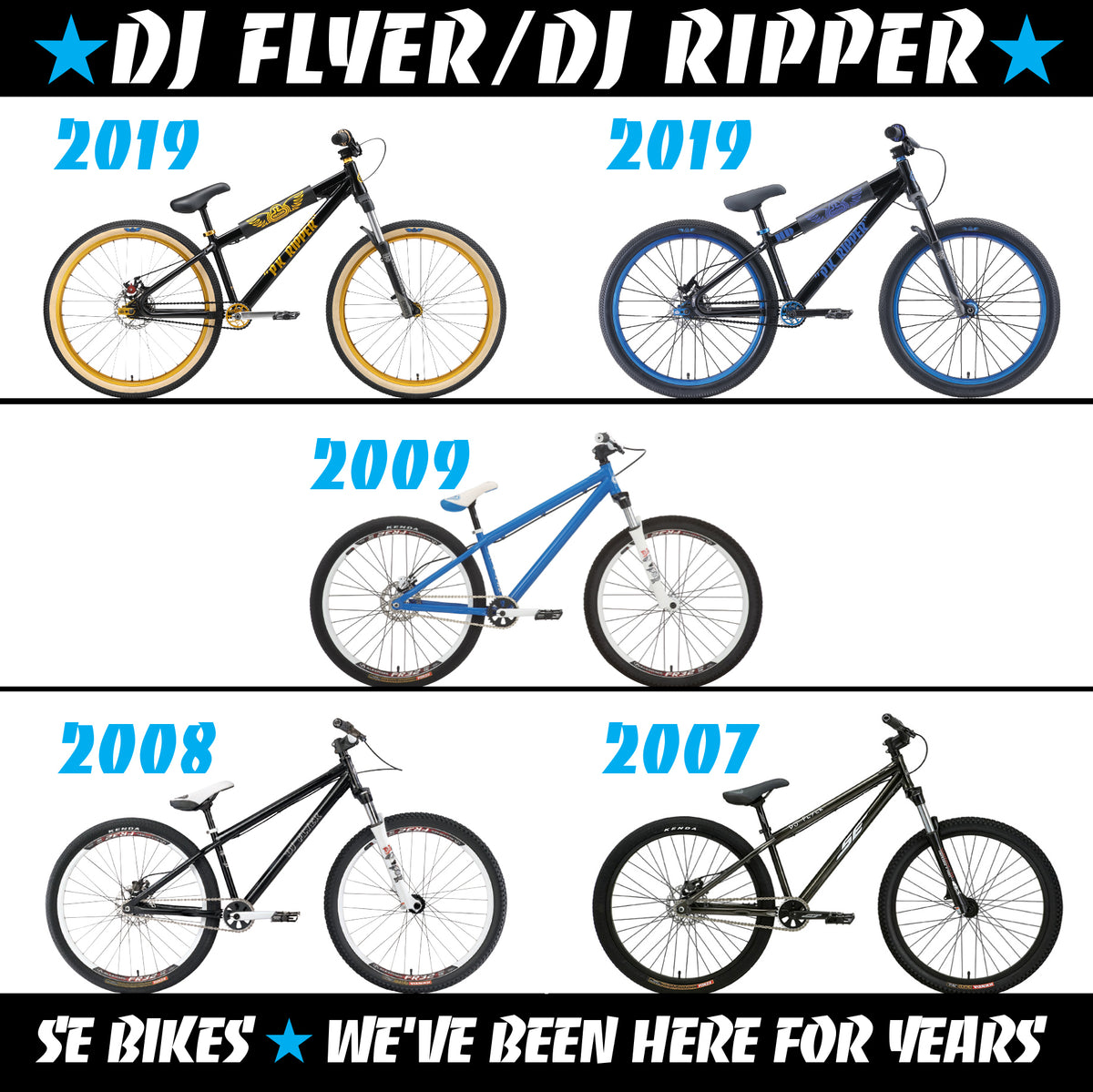 DJ Flyer DJ Ripper Through the Years SE BIKES Powered By BikeCo