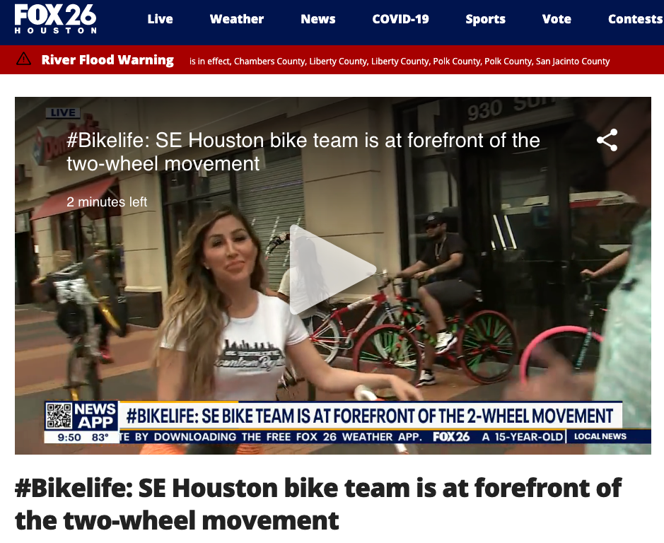 SE Bike Life on the Houston News