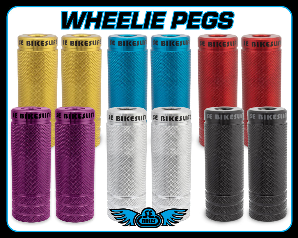 Se wheelie clearance pegs