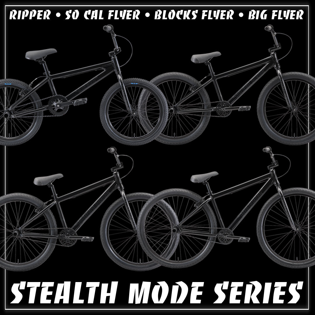 SE Blocks Flyer 26 Stealth Mode Black – The Bicycle Store