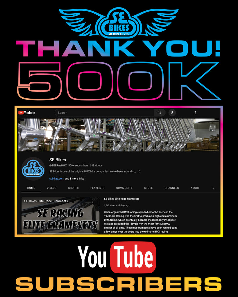 SE YouTube Hits 500K Subscribers!