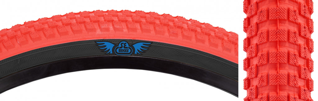 Red mountain bike tires sale