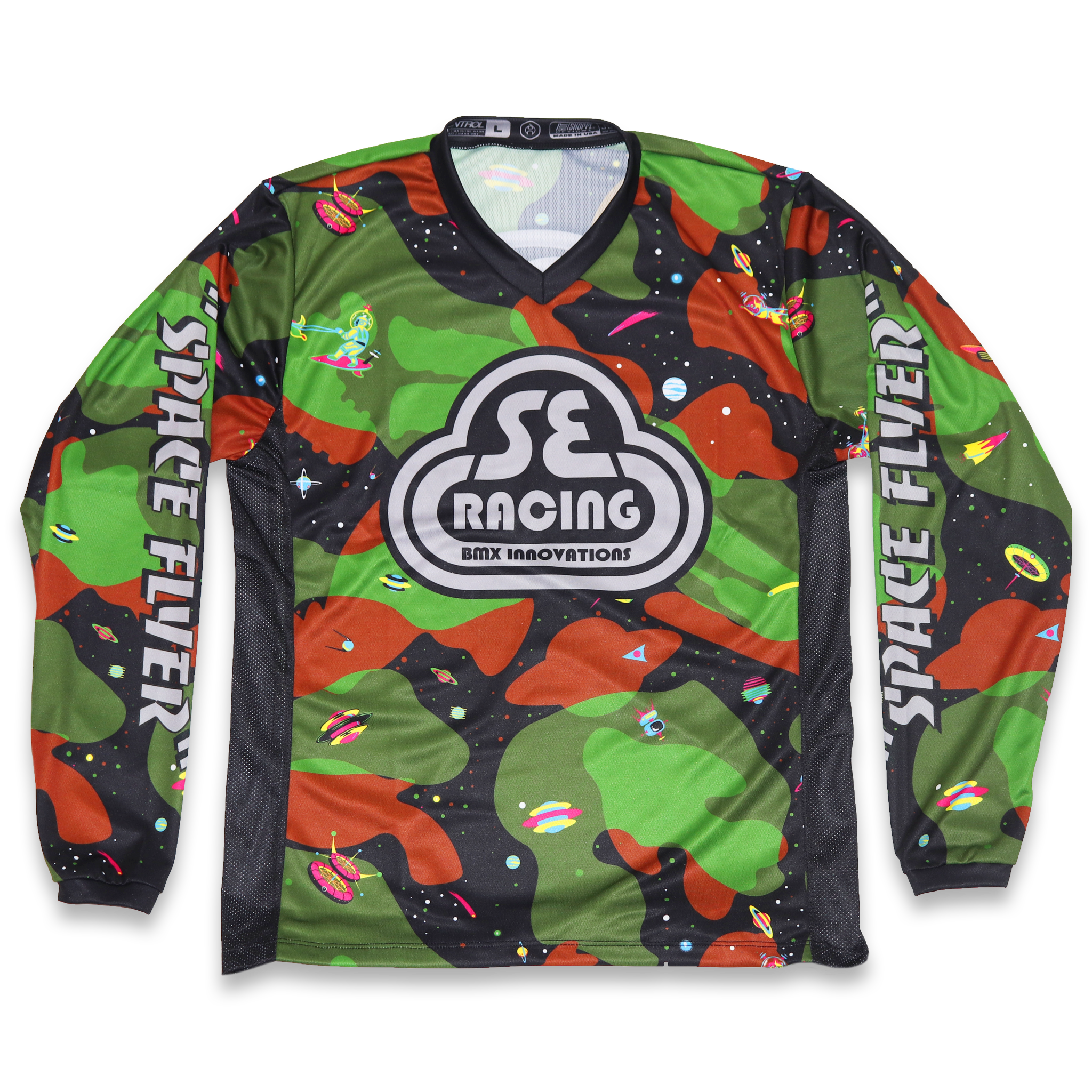 SPACE CAMO LS BMX JERSEY – Billionaire Boys Club